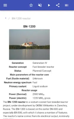 Nuclear reactors android App screenshot 8